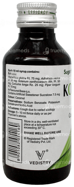 Kofol Sf Syrup 100Ml Kofol Sf Syrup 100Ml